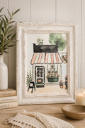 Little Shop Watercolor Art Print