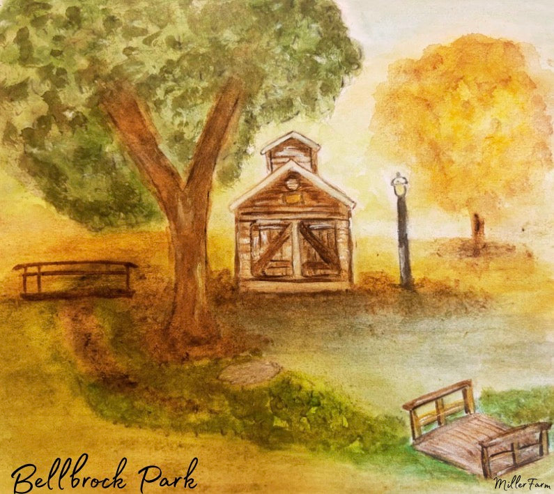 Bellbrock Park Watercolor Art Print