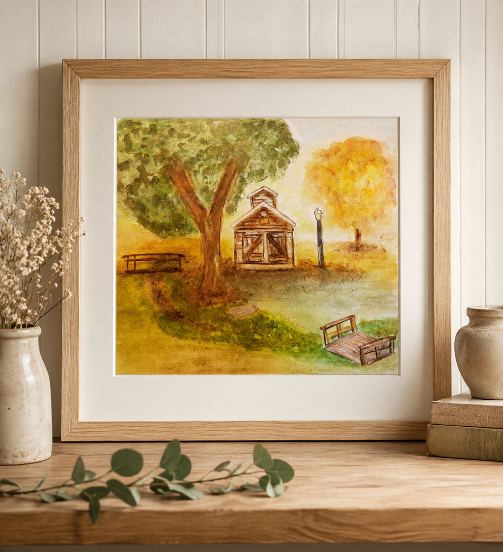 Bellbrock Park Watercolor Art Print