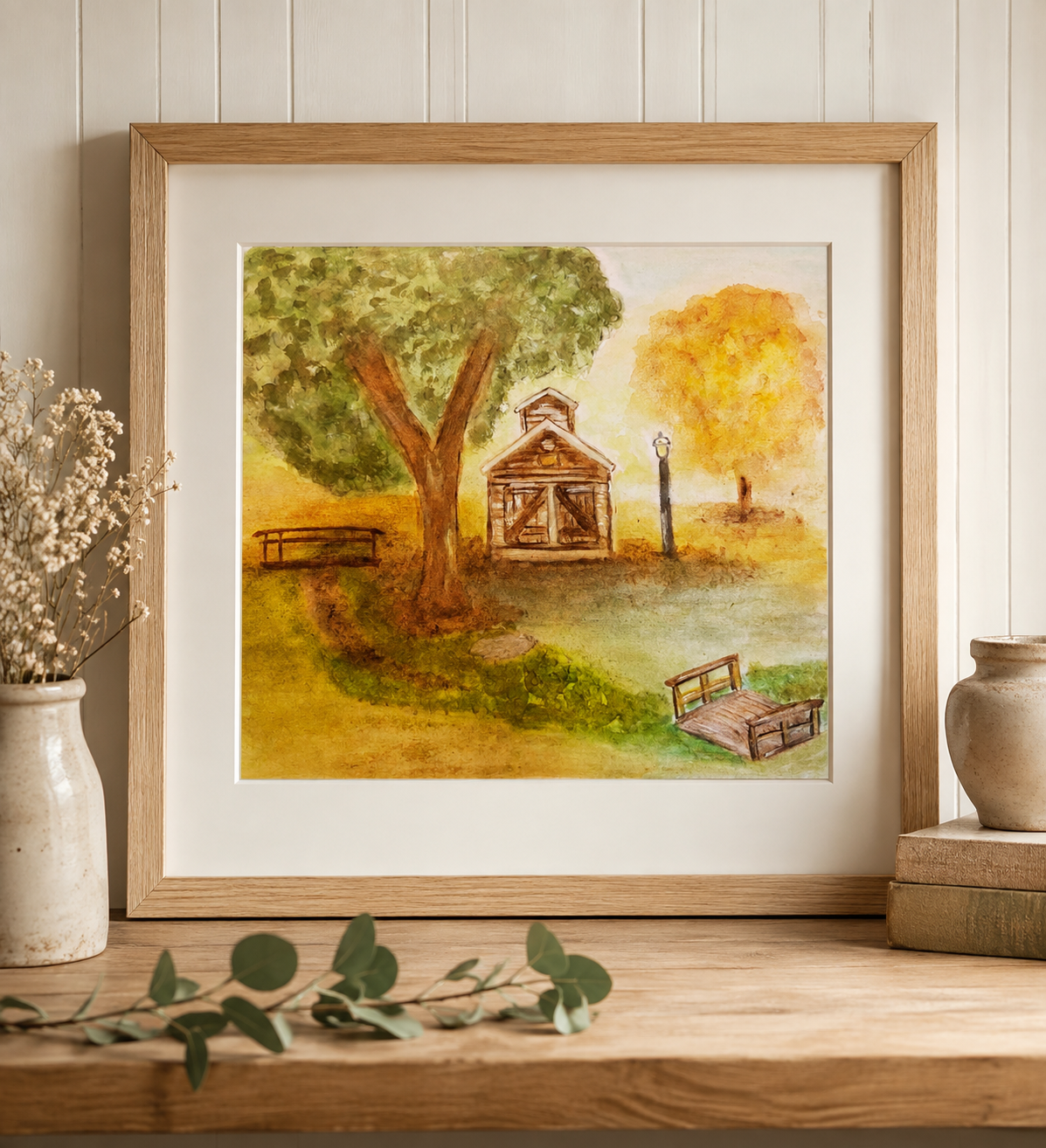 Bellbrock Park Watercolor Art Print