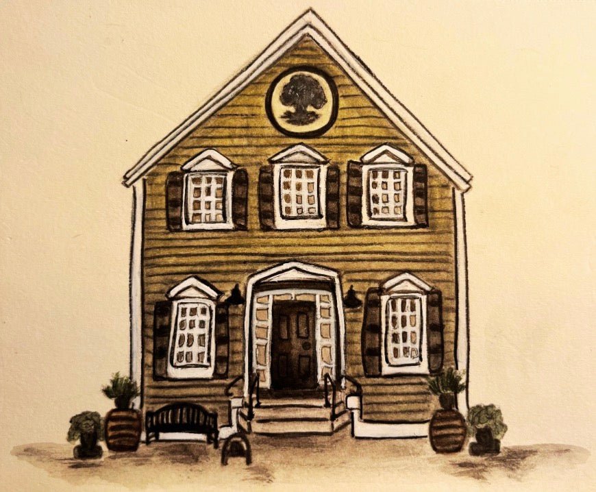 Bellbrook Brewery Company Watercolor Art Print