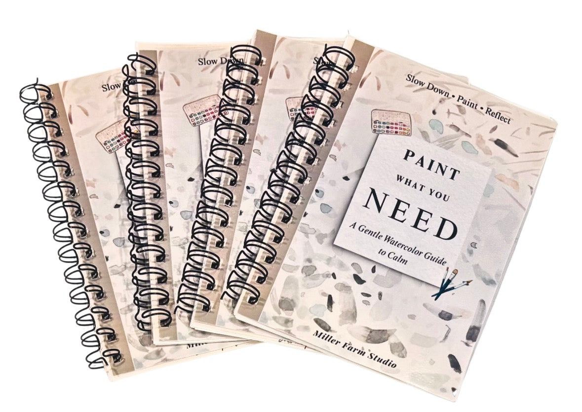 Paint What You Need: A Watercolor Guide to Calm: You don’t have to know how to paint—you just need a place to begin. 🤍