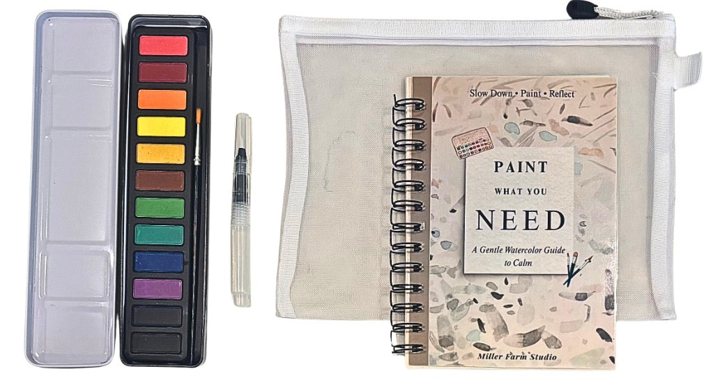 Paint What You Need: A Watercolor Guide to Calm: You don’t have to know how to paint—you just need a place to begin. 🤍