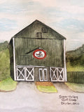 Sugar Valley Golf Club Watercolor Art Print