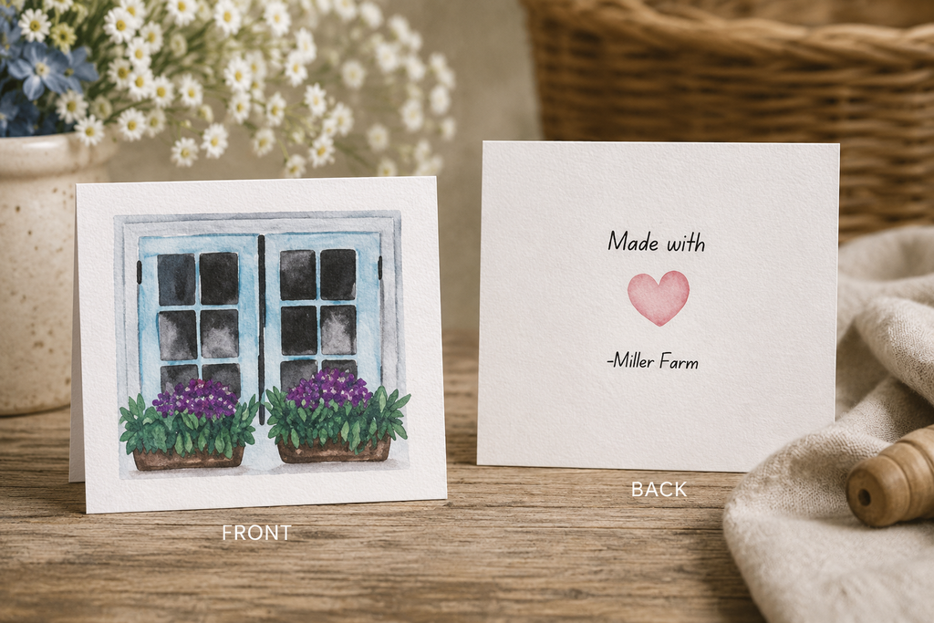 Simple Joys Watercolor Stationery Gift Set | Art Print, Notepad, Bookmark & Cards